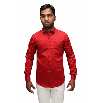Just Trousers Pure Cotton Fabric Full Sleeves Formal Shirts for Mens & Boys