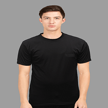 black t shirt for men